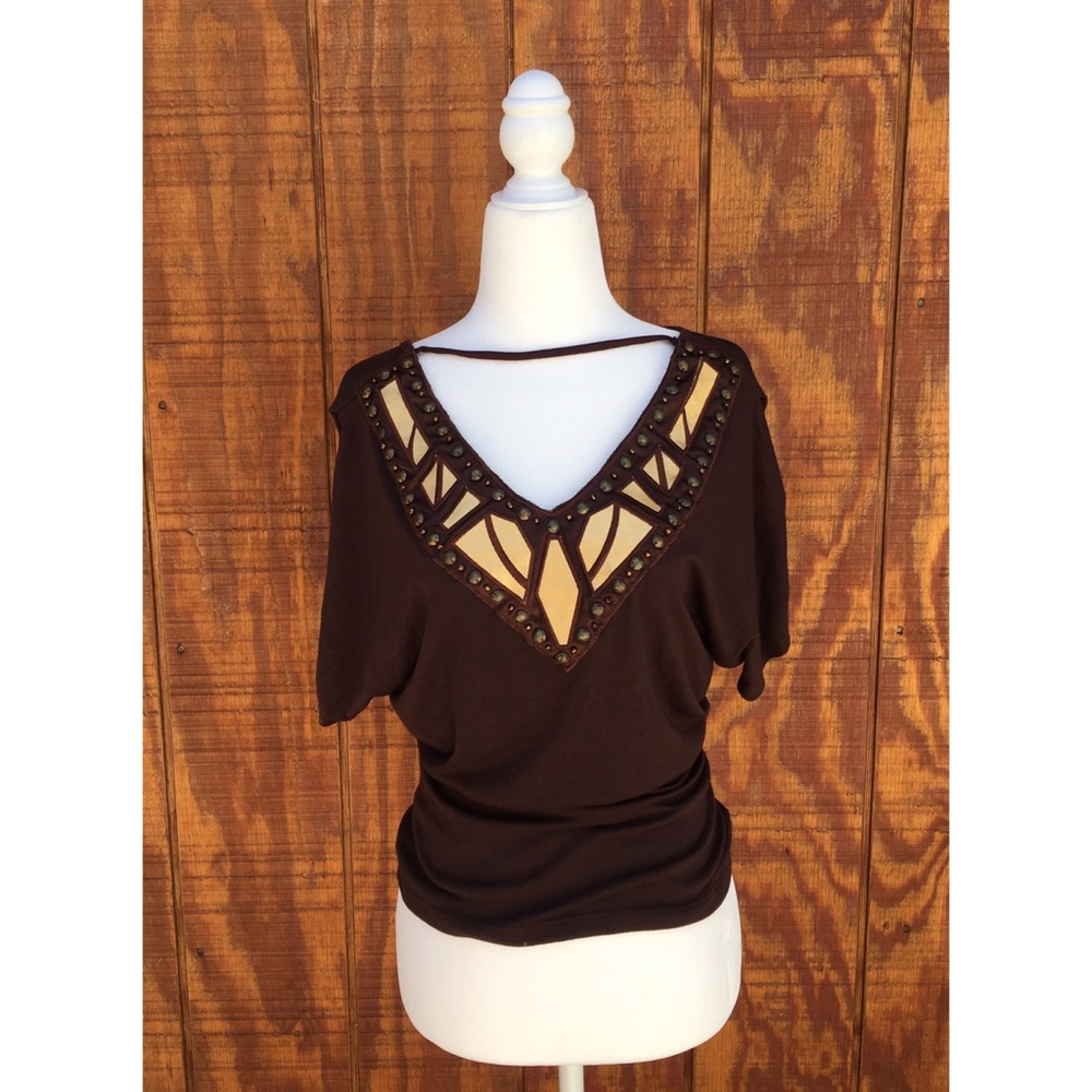 🤎✨Imagine - Gold Statement Blouse✨🤎